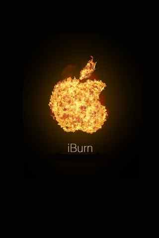 苹果手机火焰LOGO