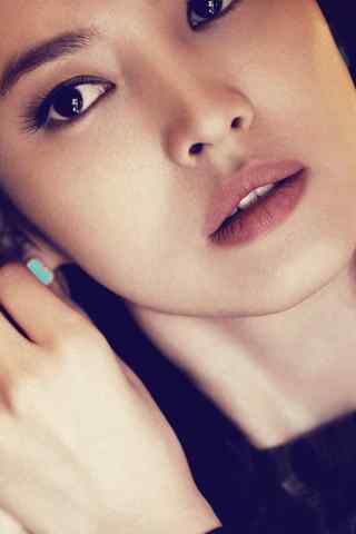 韩国美女高清头像手机背景图片