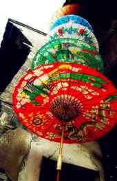 油纸伞|彩色油纸伞可爱高清手机壁纸图片