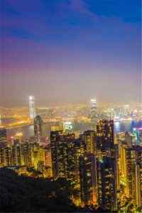 香港hongkong夜景自然风景高清手机壁纸下载