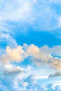 唯美蔚蓝天空云层