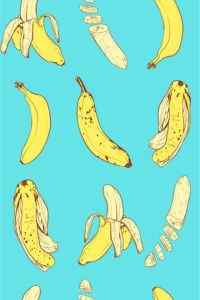 超可爱香蕉平铺高清高清手机壁纸下载