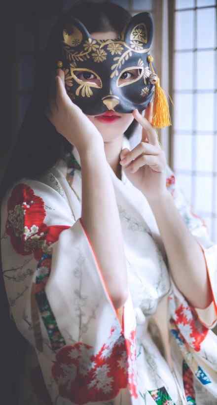日系唯美身穿和服少女高清高清手机壁纸下载