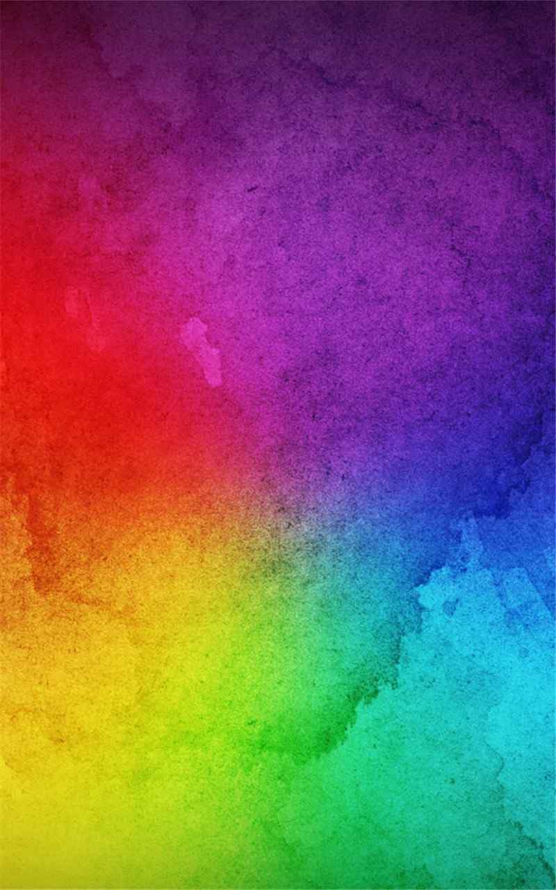 创意设计简约个性彩虹抽象色彩背景高清手机壁纸