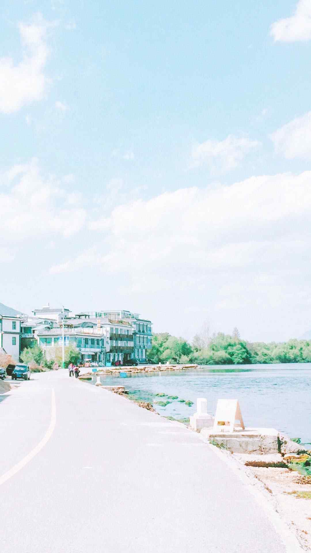 夏日海岛风情唯美风景图片高清手机壁纸