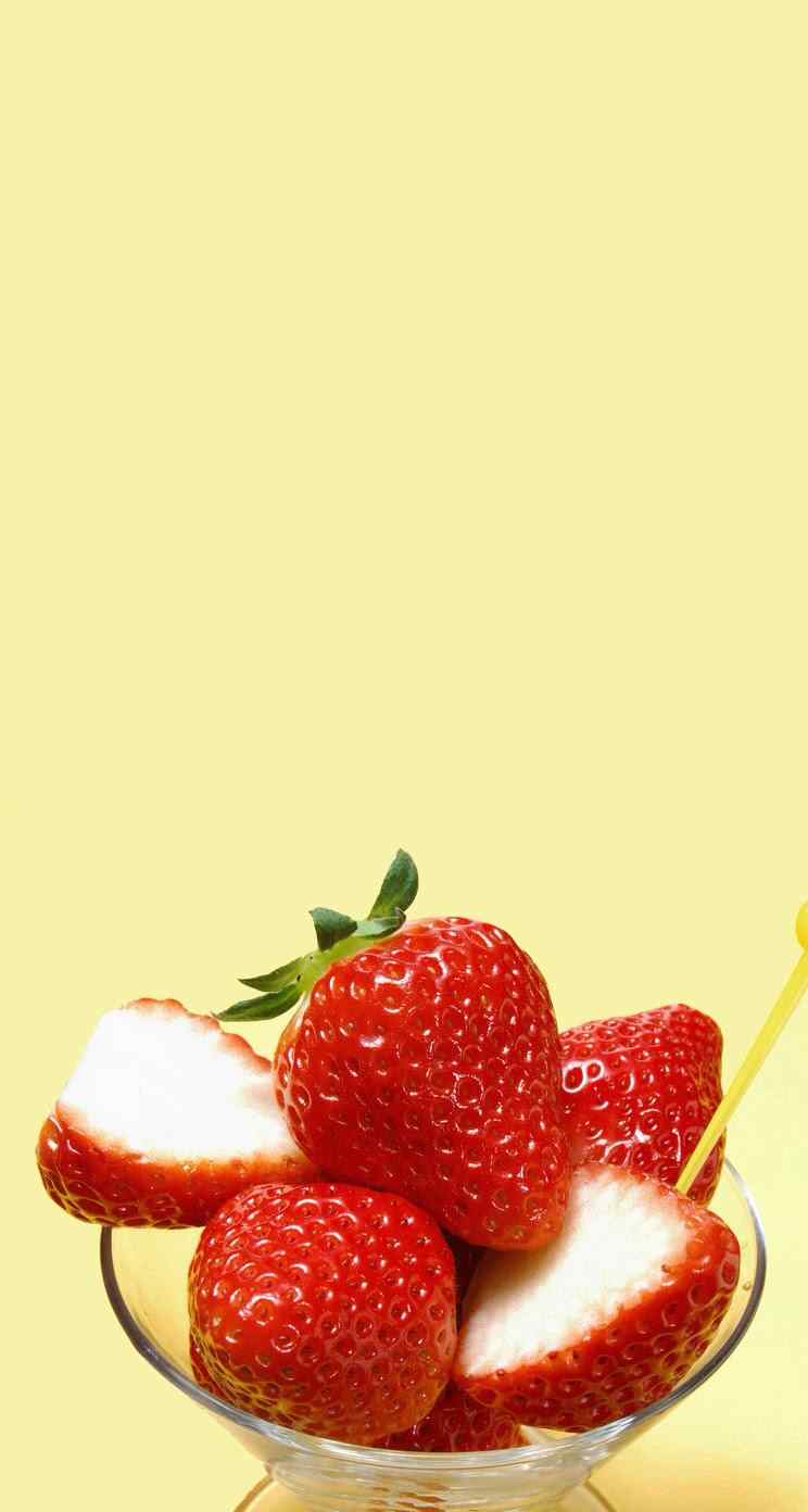 诱人草莓桌面主题高清手机壁纸下载