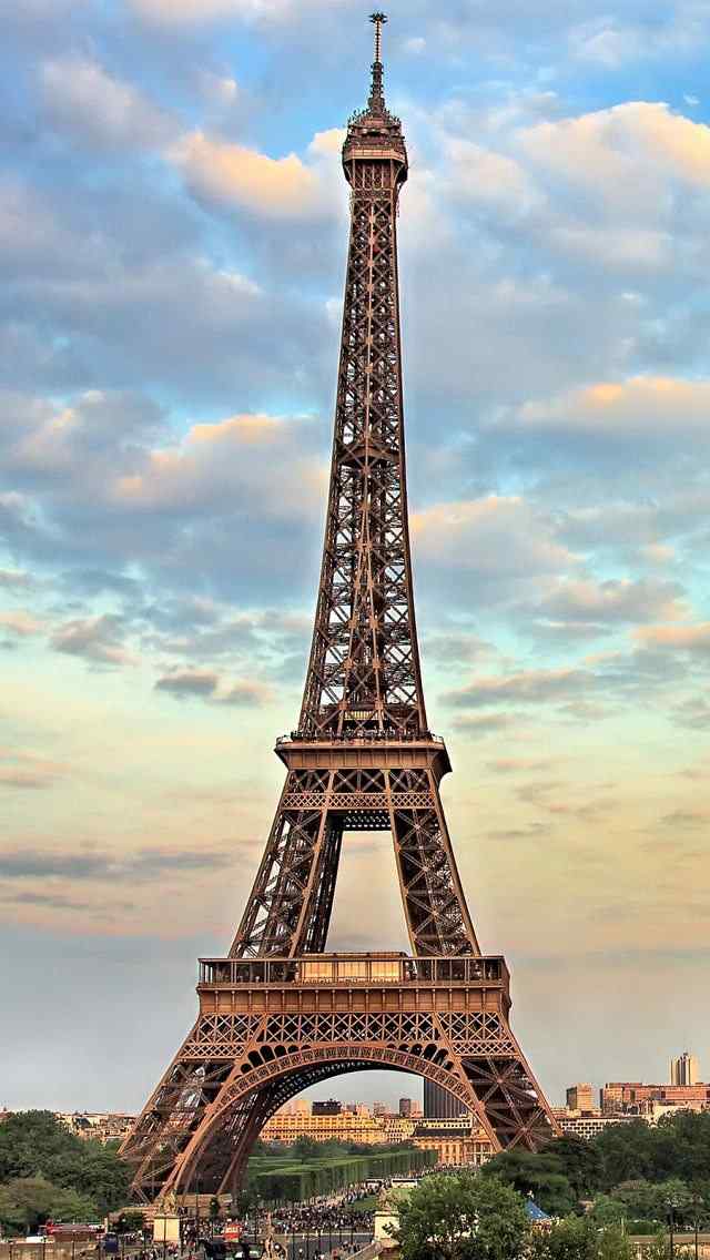 巴黎铁塔建筑风景iPhone高清手机壁纸下载