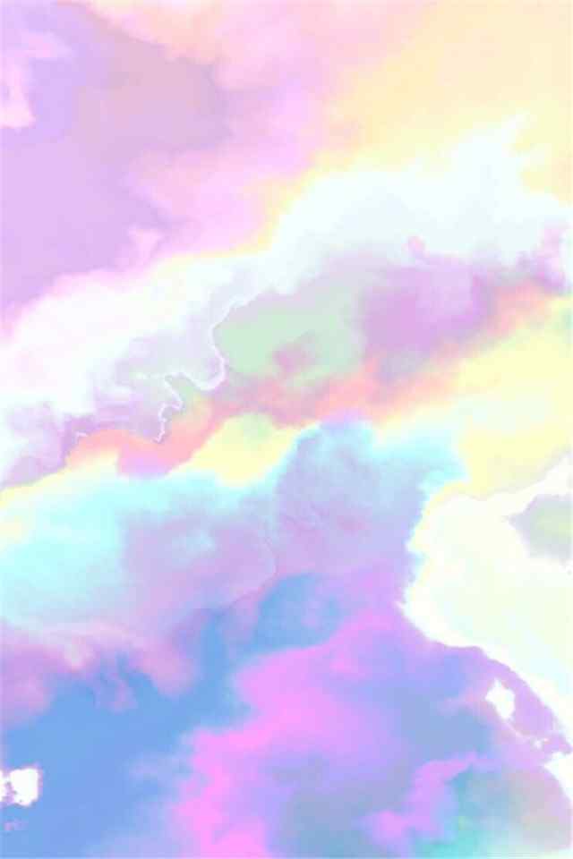 彩色酷炫渐变云彩手机壁纸