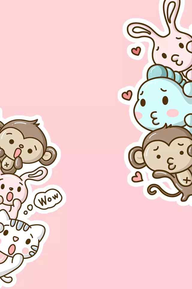 2016猴年卡通猴子可爱锁屏壁纸图片下载