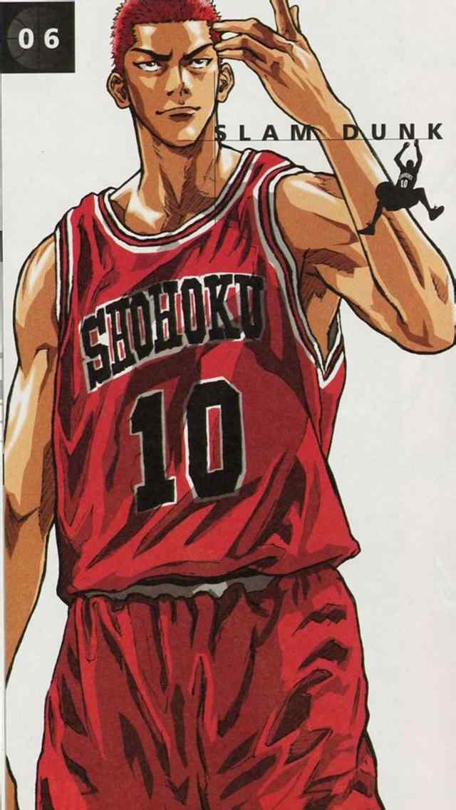 灌篮高手同人插画湘北篮球队球员高清高清手机壁纸下载