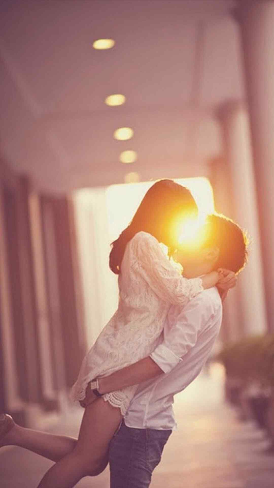 2016情人节情侣kiss高清高清手机壁纸图片
