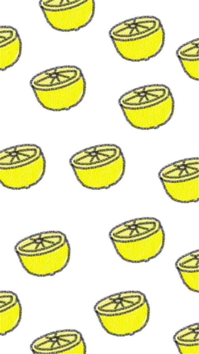 夏日新清柠檬可爱高清手机桌面壁纸下载