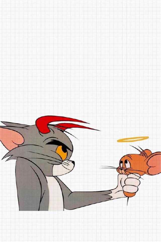 美国动画猫JCCK和老鼠TOM可爱高清高清手机壁纸下载