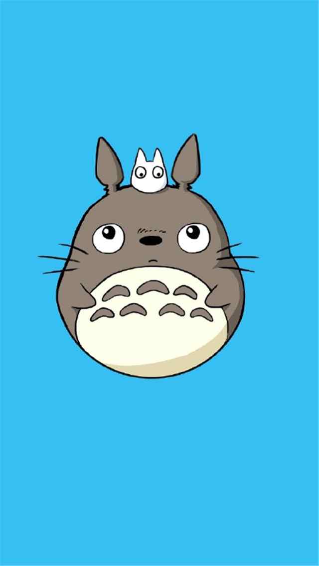 宫崎骏动漫可爱龙猫高清手机桌面壁纸下载