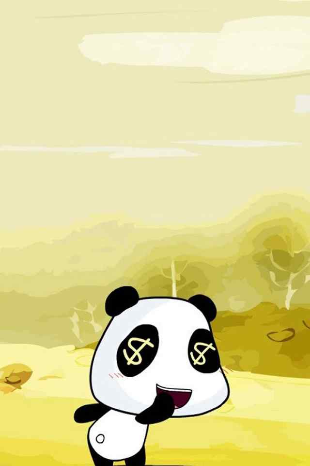 超可爱呆萌小熊猫手机高清壁纸