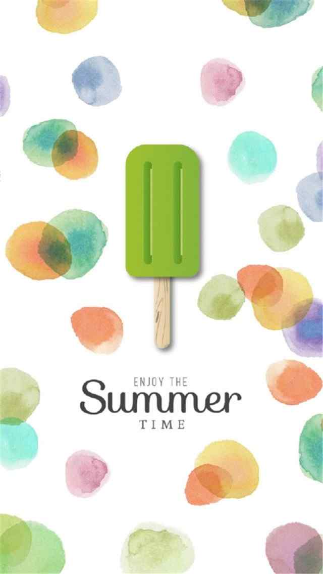 夏日清爽冰淇淋高清手机桌面壁纸下载