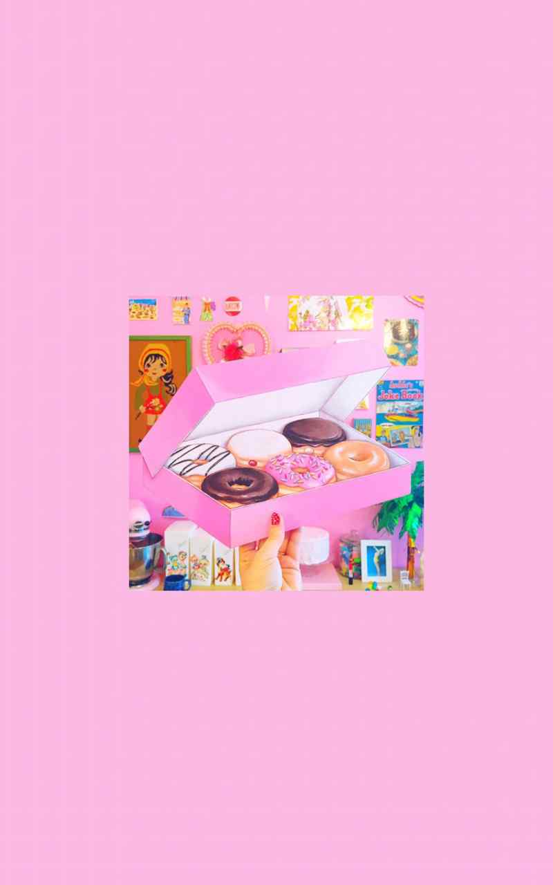 粉色可爱少女系列图片高清手机壁纸下载