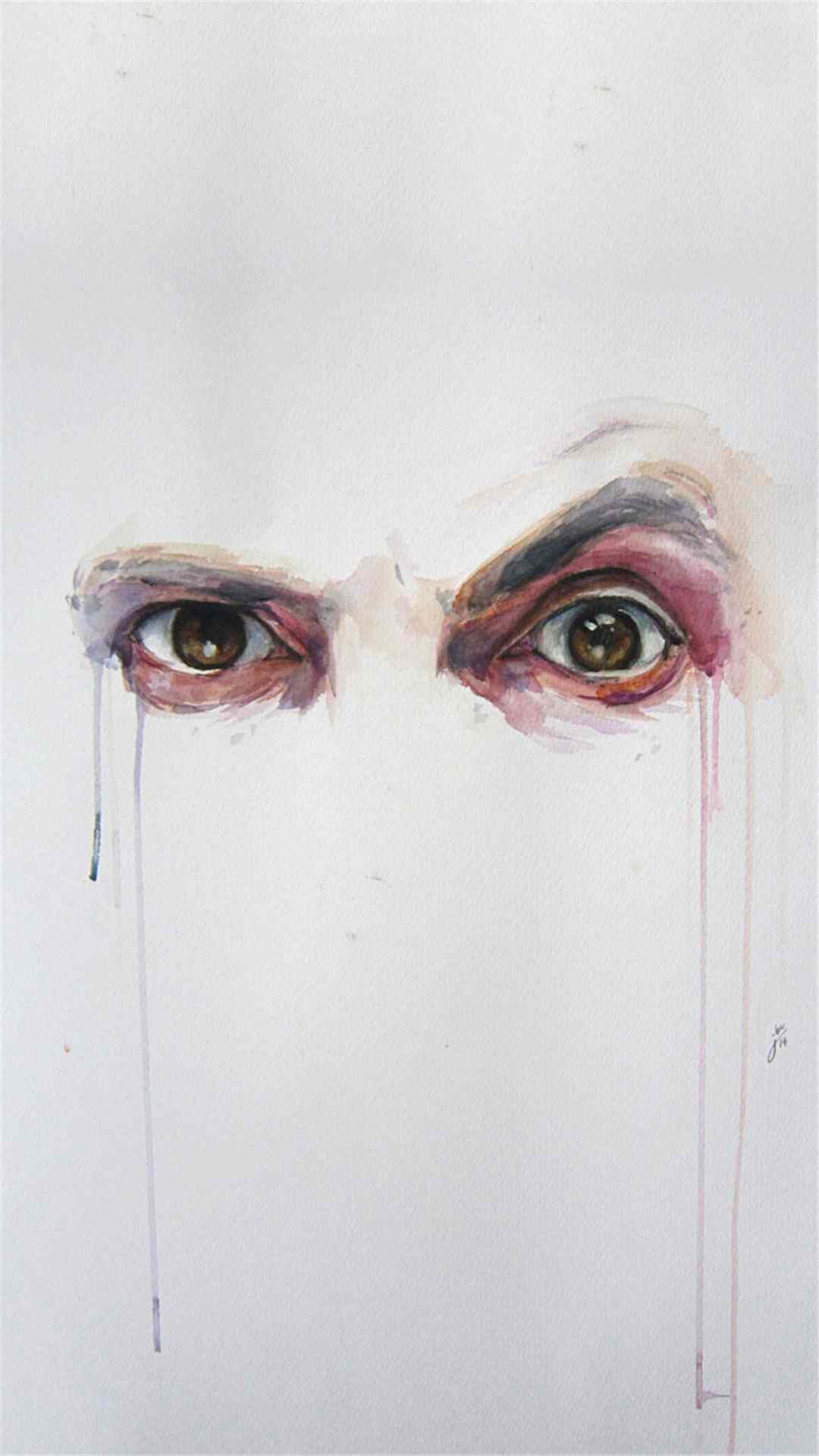 艺术家笔下的眼睛高清手机壁纸