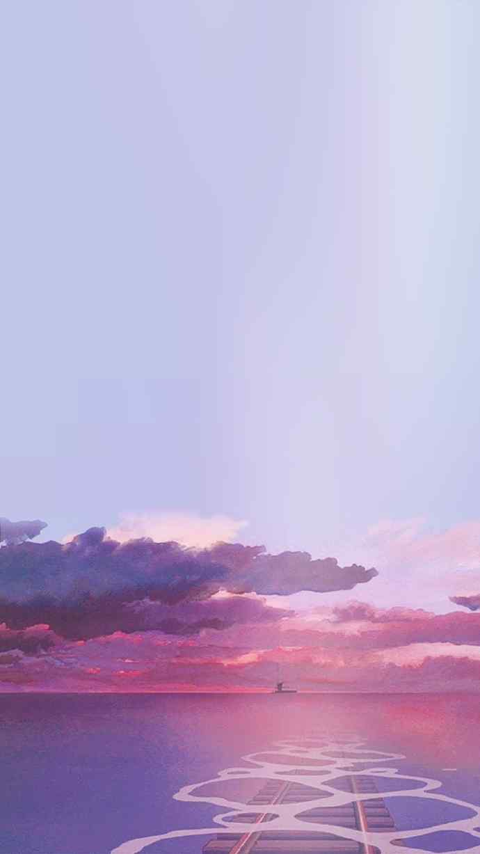 唯美宫崎骏风格动漫风景手机壁纸