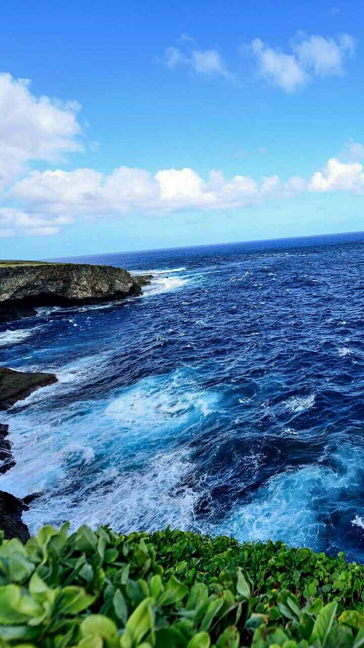 蓝色大海风情高清手机壁纸