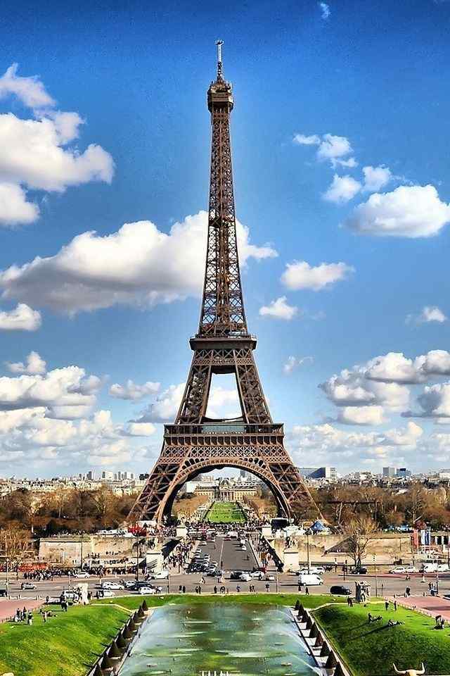 美丽的巴黎城市风景手机壁纸