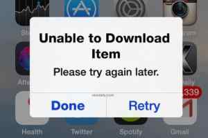 蘋果出現unable to download app的解決方法