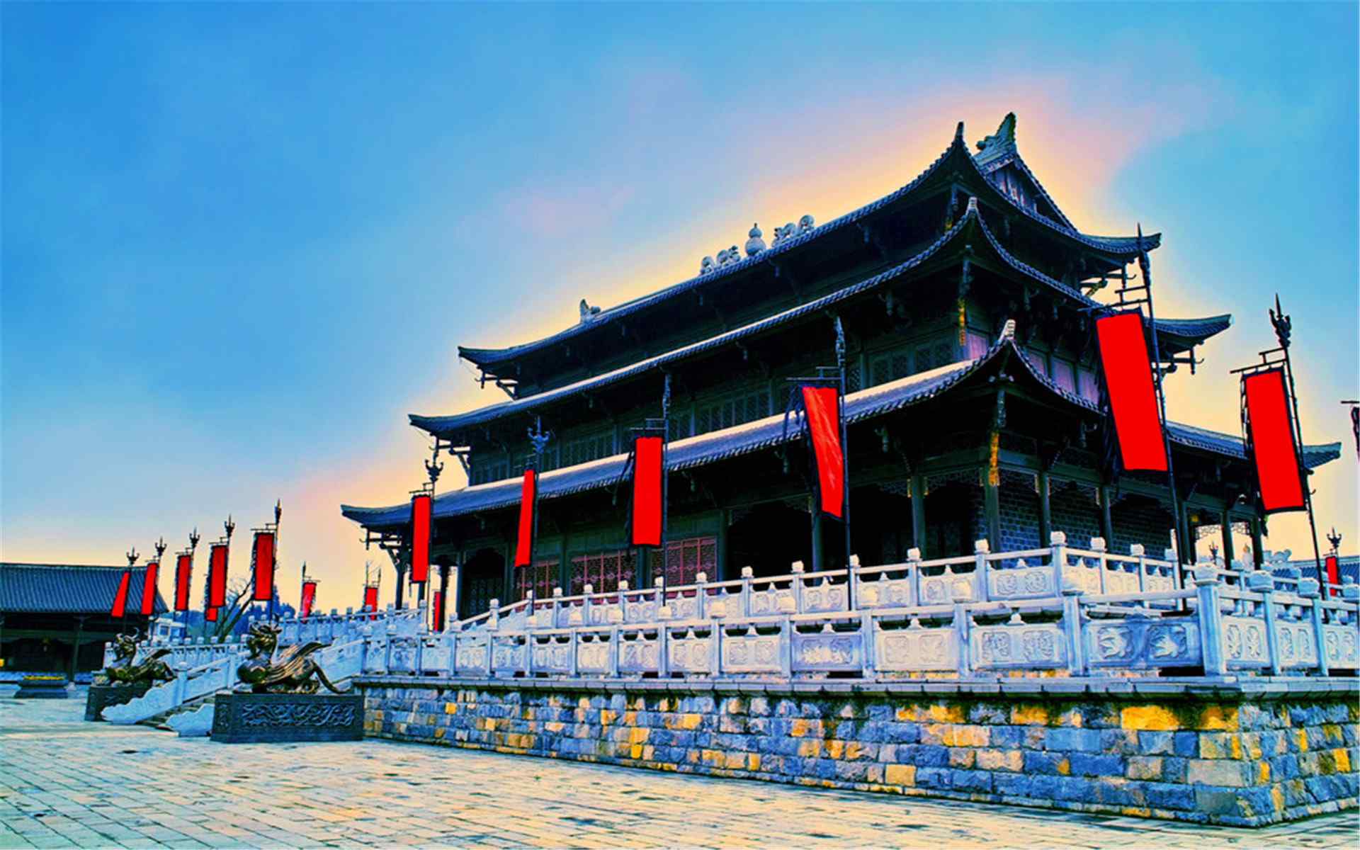 贵州宣慰府旅游风景高清壁纸图片