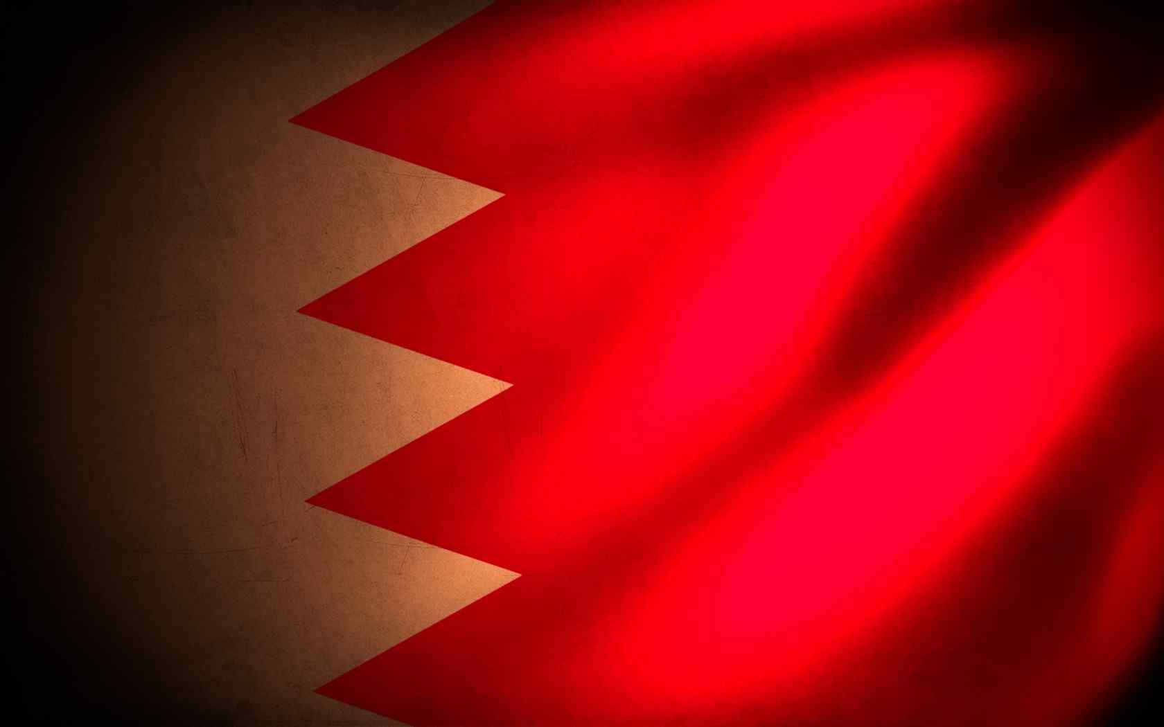 巴林国旗创意设计电脑壁纸