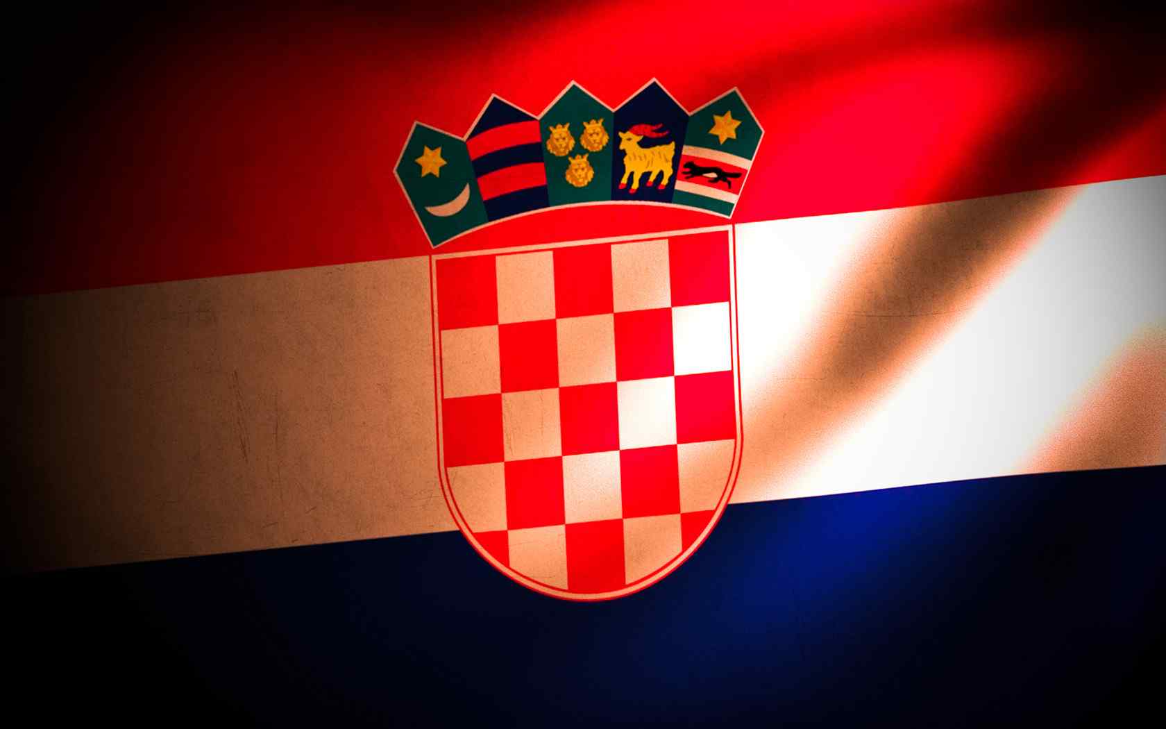 克罗地亚国旗创意设计电脑壁纸