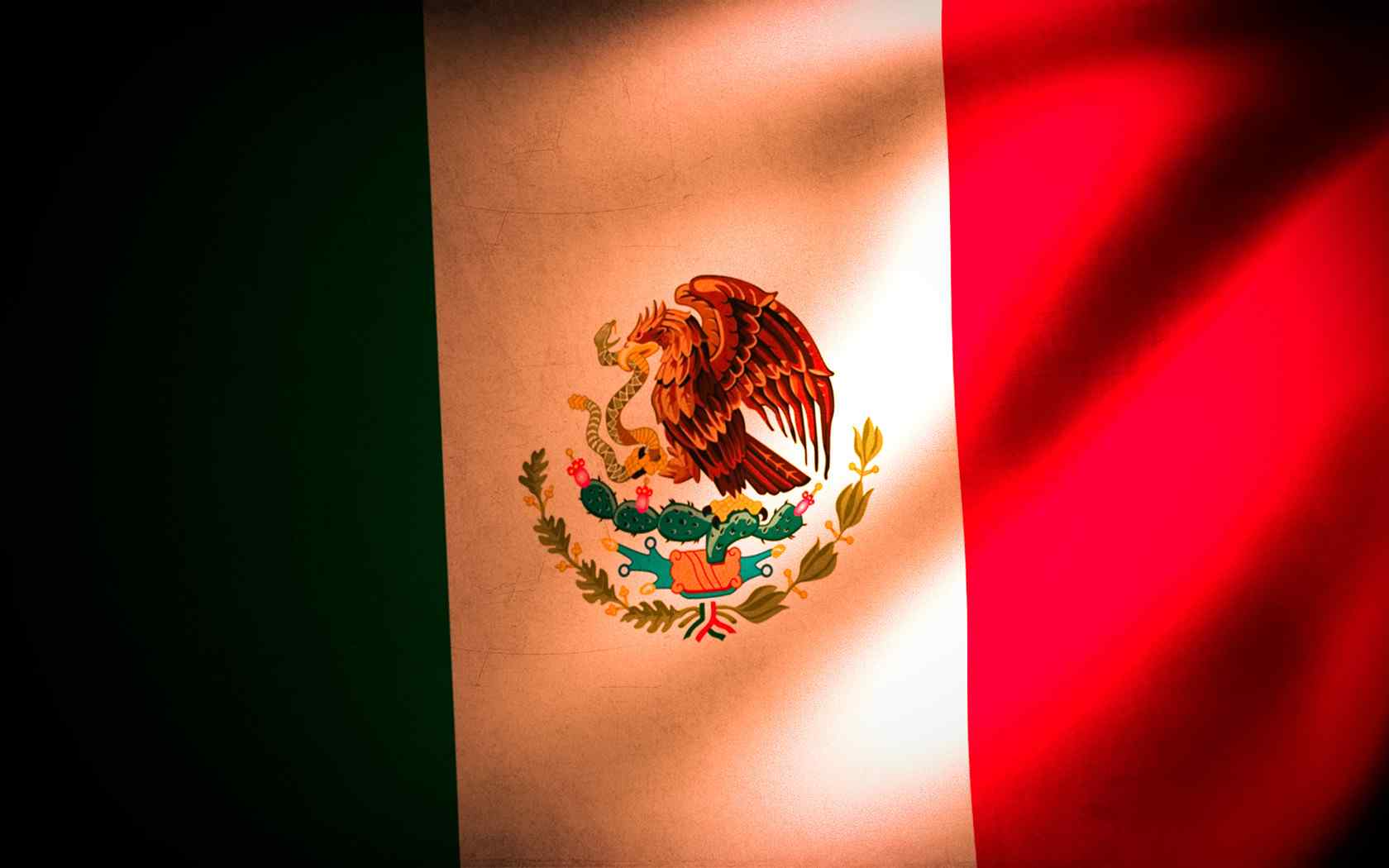 墨西哥国旗创意设计电脑壁纸