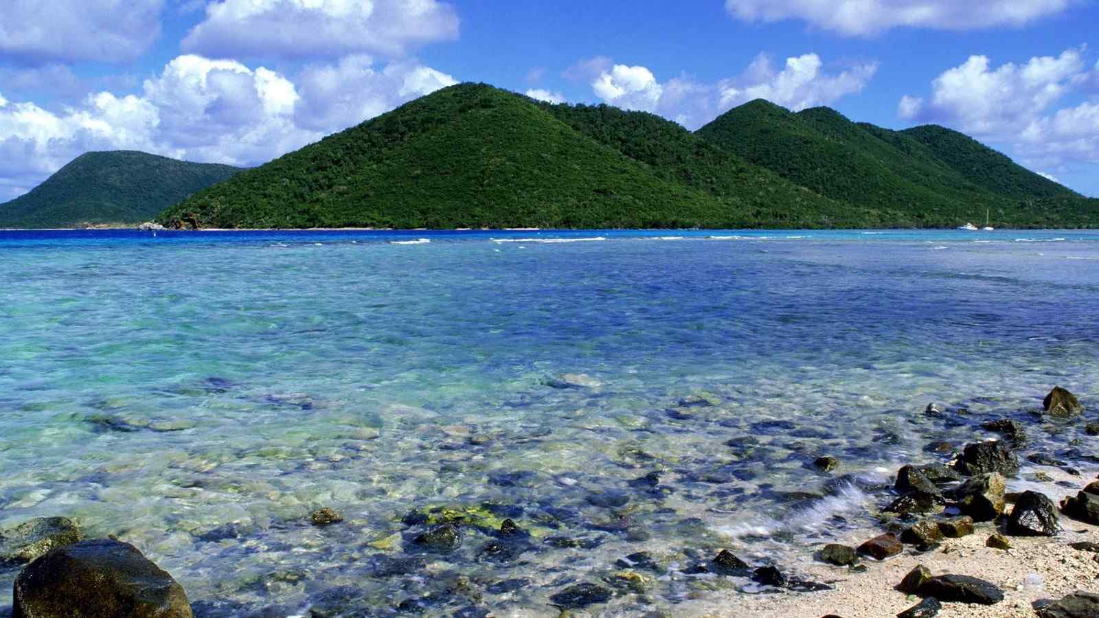 加勒比海风景图片高清壁纸下载