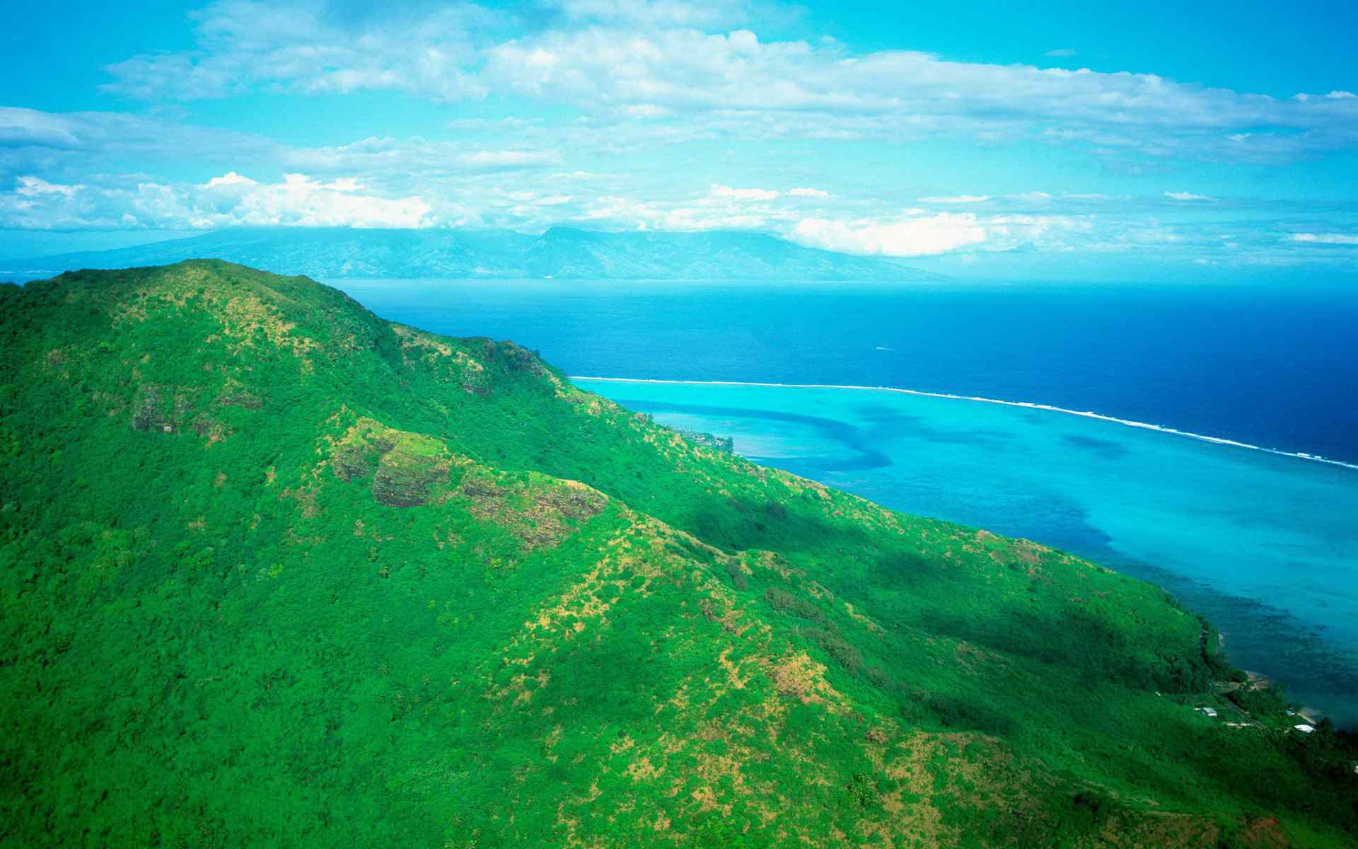 塔希提岛高清海岛风景桌面壁纸 第一辑
