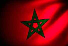摩洛哥国旗创意设计电脑壁纸