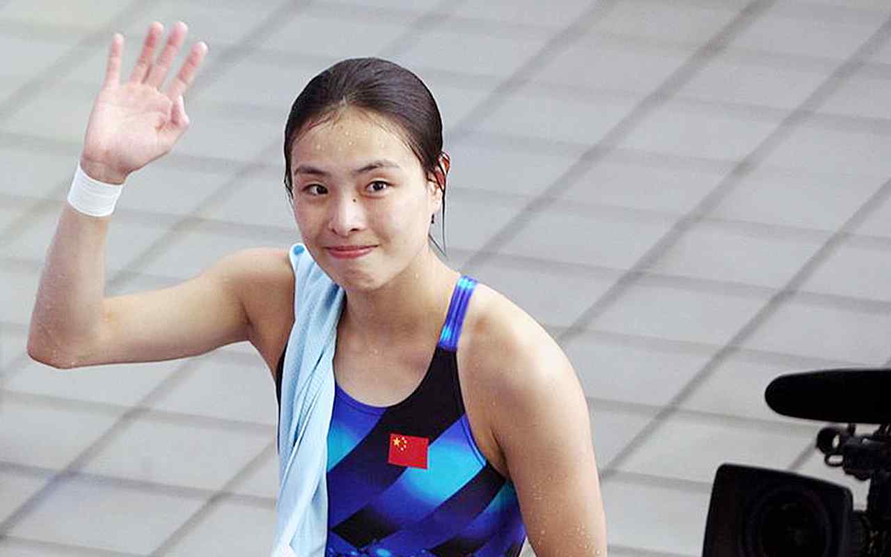 跳水奥运冠军吴敏霞施廷懋比赛图片桌面壁纸