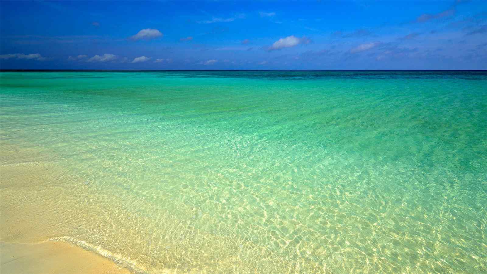 沙滩海洋西沙全富岛海边风景壁纸
