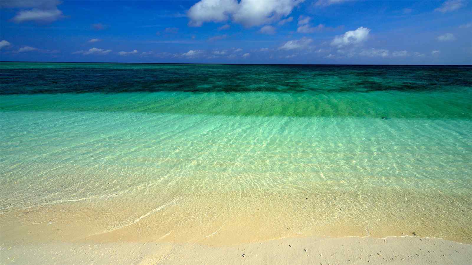 大自然西沙全富岛海边风景壁纸