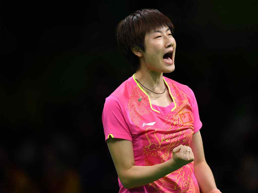 里约奥运会乒乓球选手丁宁夺冠图片壁纸