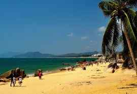 海南三亚天涯海角沙滩风景图片