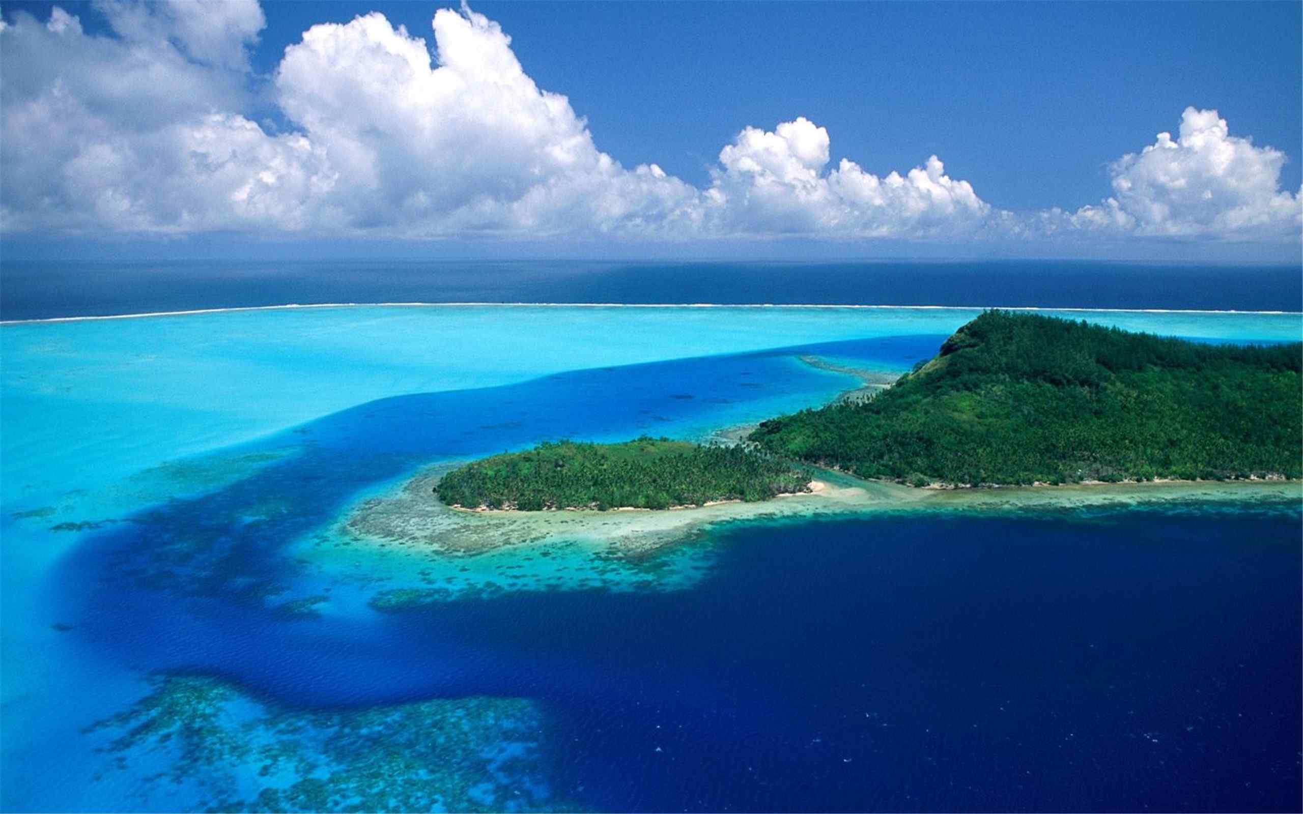 热带岛屿海滩自然风光高清风景壁纸图片大全