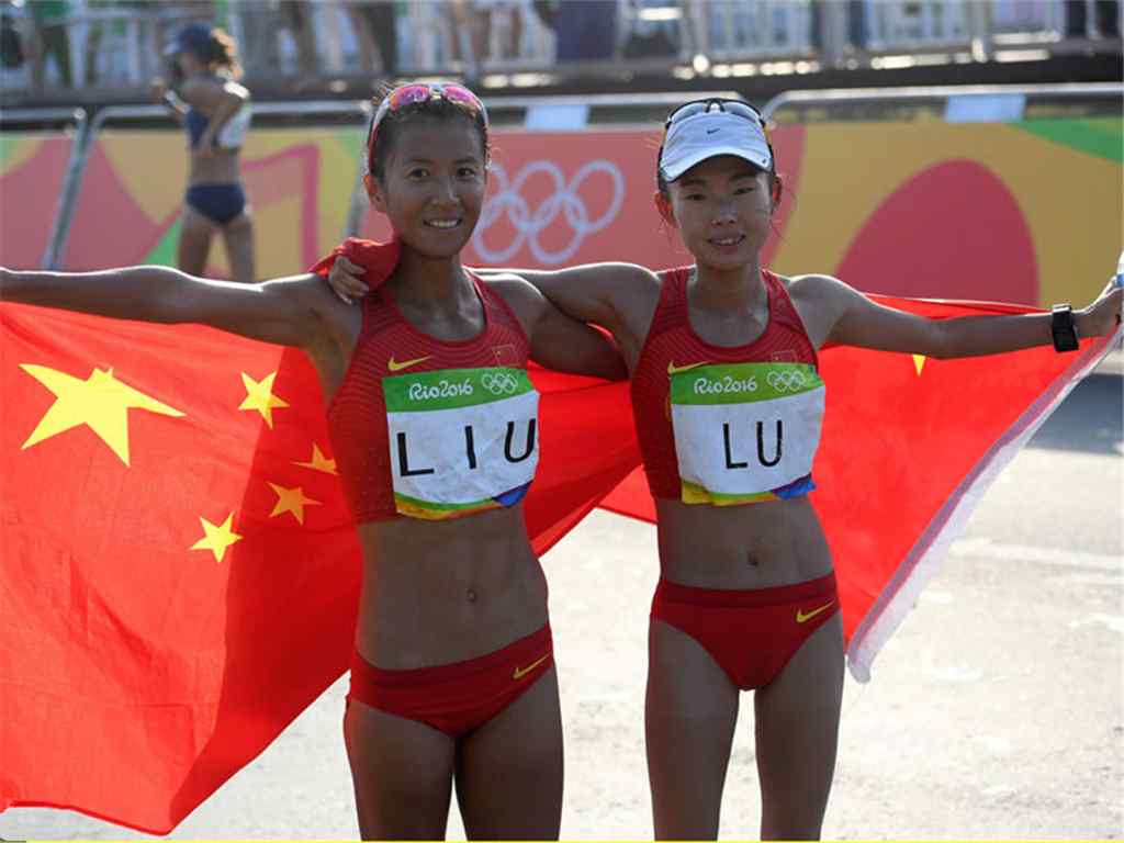 2016里约奥运竞走冠军刘虹比赛图片桌面壁纸