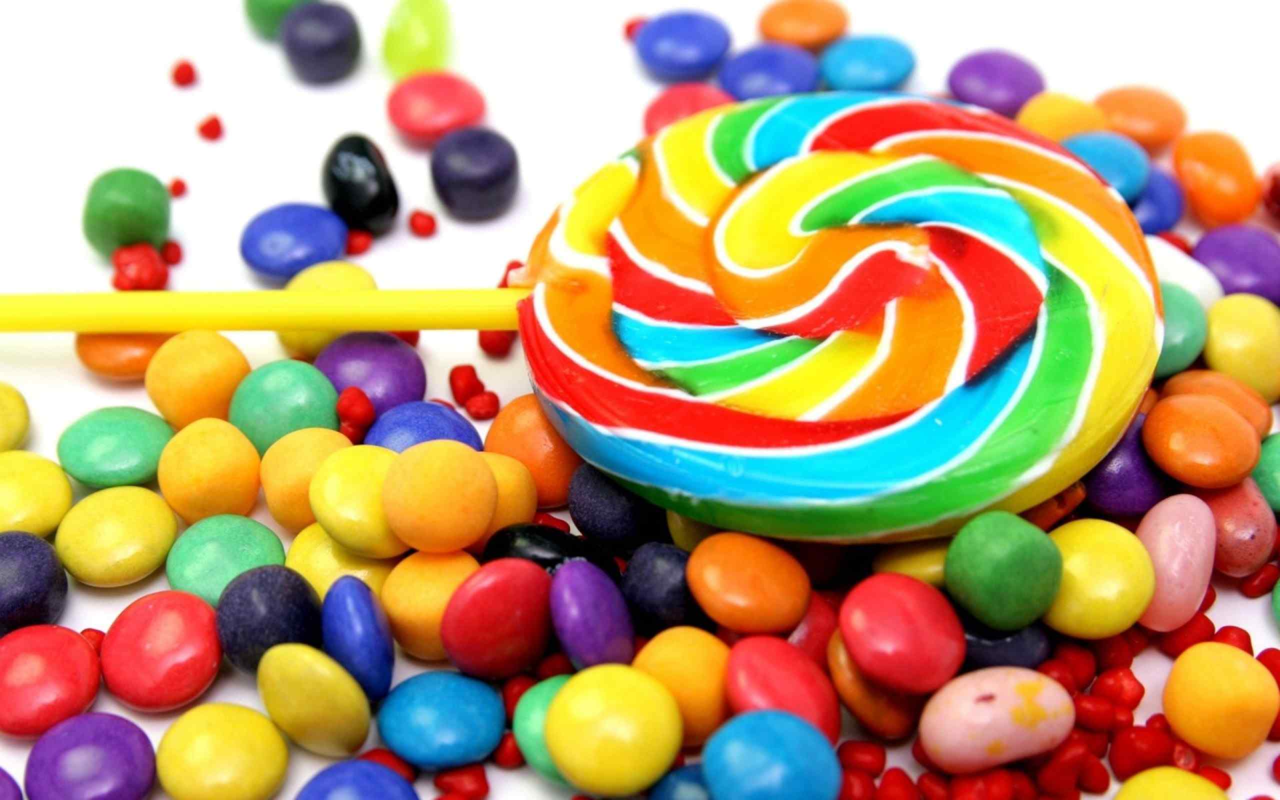 彩色七彩糖果高清桌面壁纸