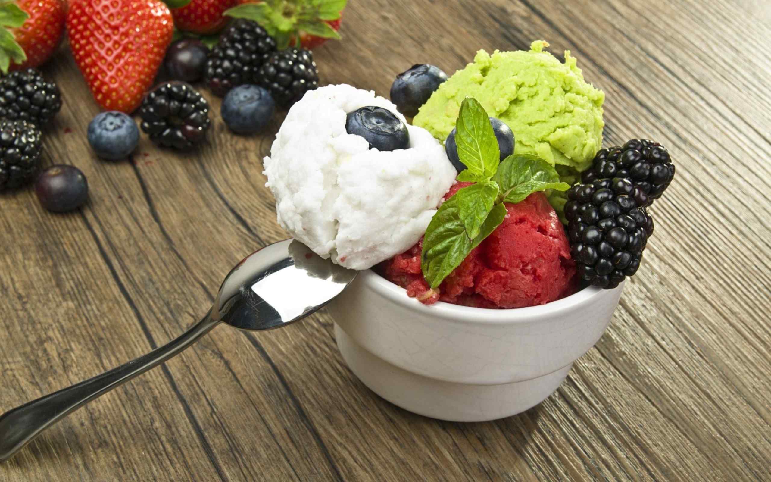 水果口味冰淇淋桌面壁纸
