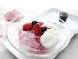 美味草莓沙冰甜品