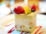 水果奶冻蛋糕高清桌面壁纸