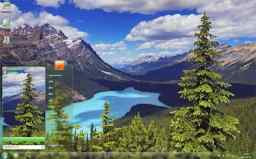 加拿大班夫国家公园风景win7电脑主题