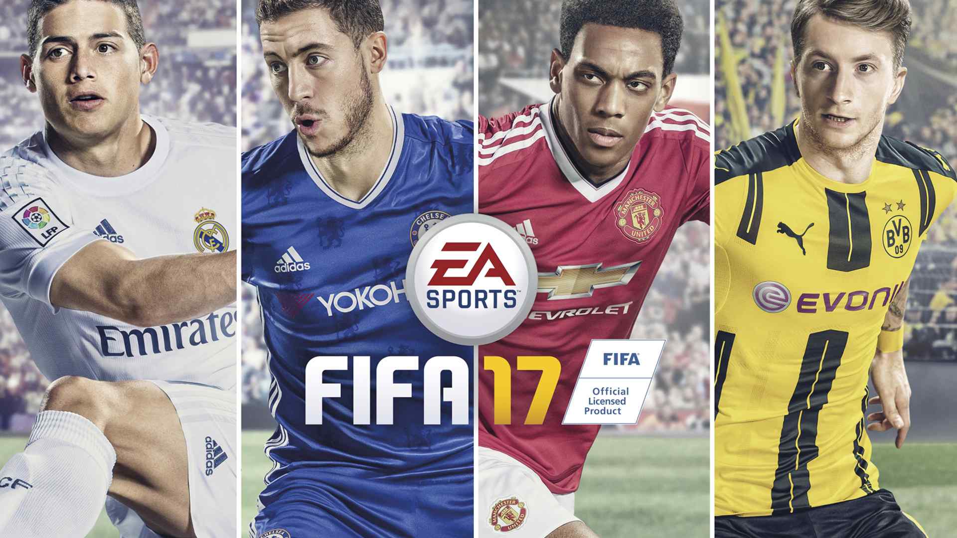 足球游戏FIFA17海报图片桌面壁纸