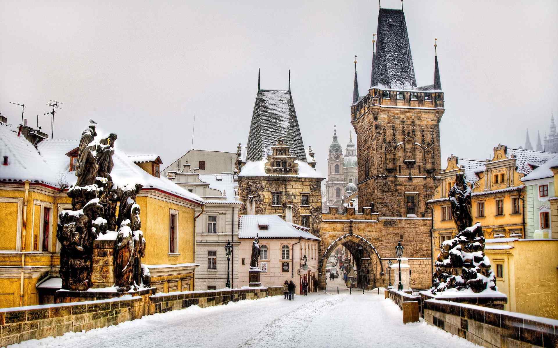 布拉格城堡金色之城桌面壁纸 第十辑
