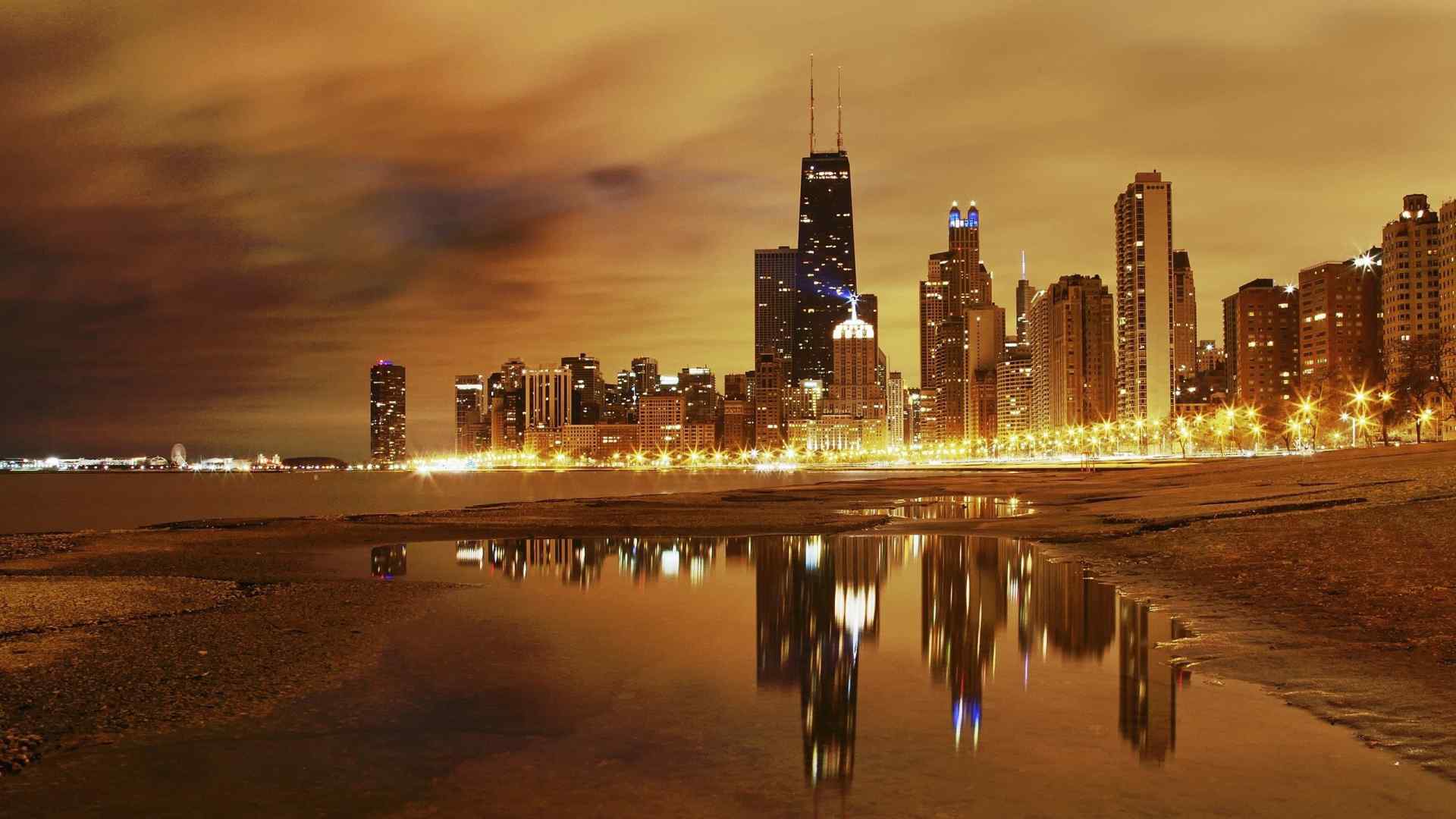 唯美芝加哥城市风景桌面壁纸 第十辑