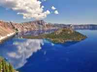 震撼视觉的美国俄勒冈火山湖风景桌面壁纸 第一辑