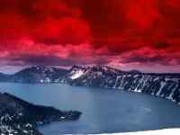 震撼视觉的美国俄勒冈火山湖风景桌面壁纸 十一辑